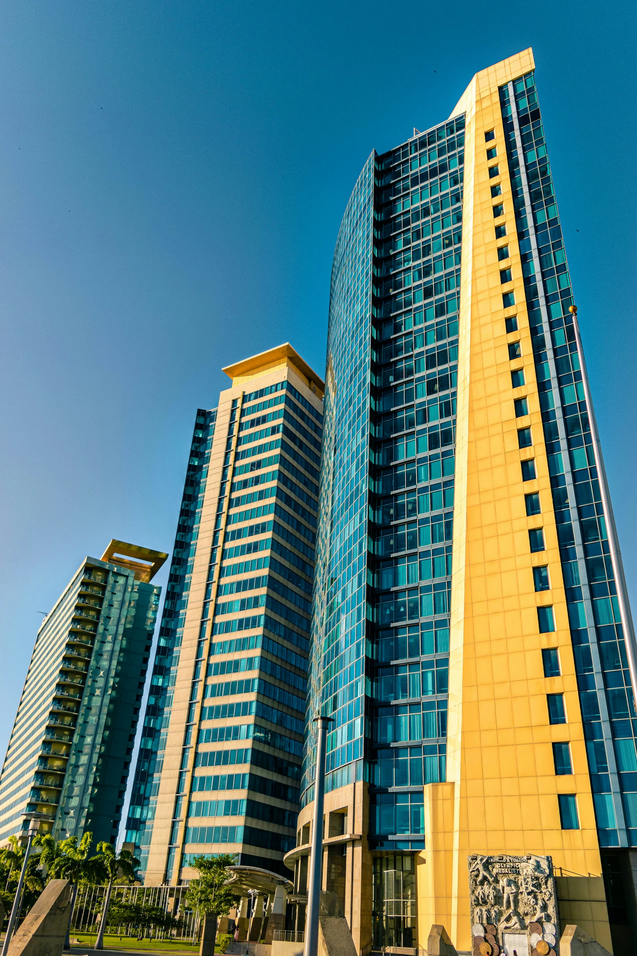 White and brown concrete building.